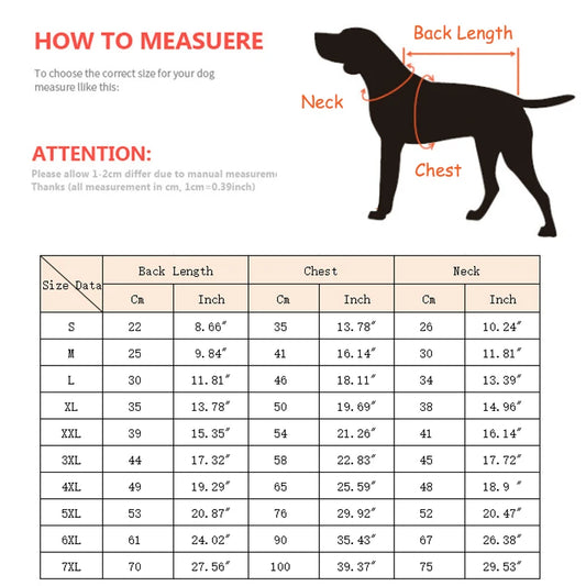 Waterproof Dog Jacket – Fashion Coat for Large Dogs