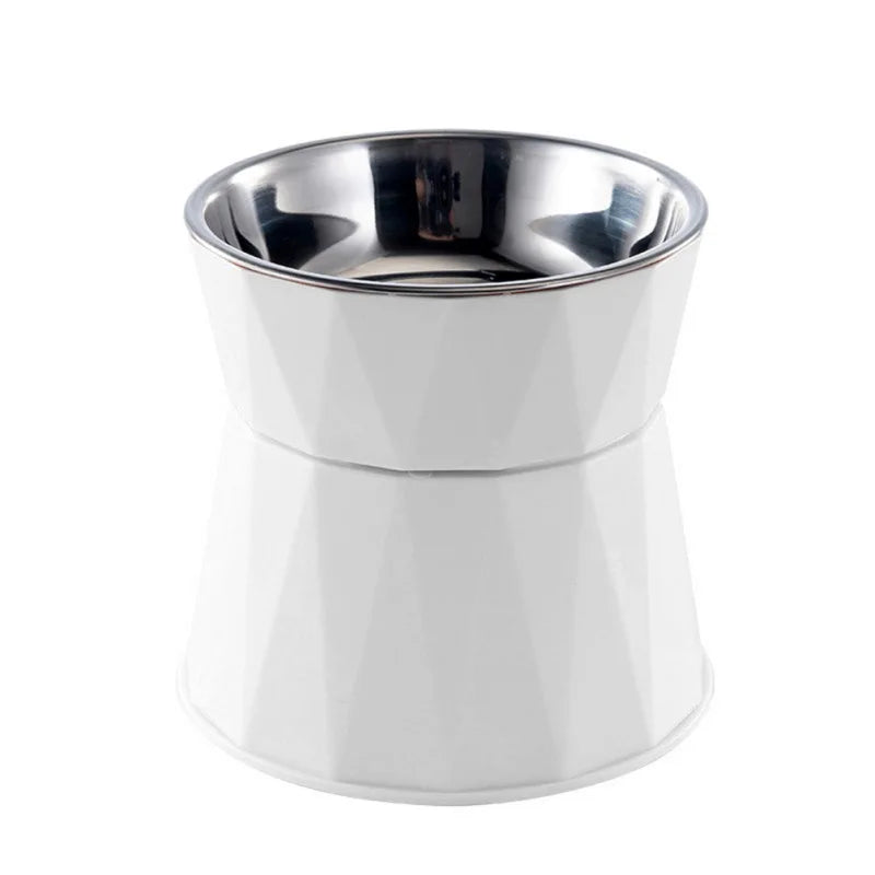 Non-Slip Elevated Cat & Dog Bowl – Stainless Steel Raised Feeding Bowl