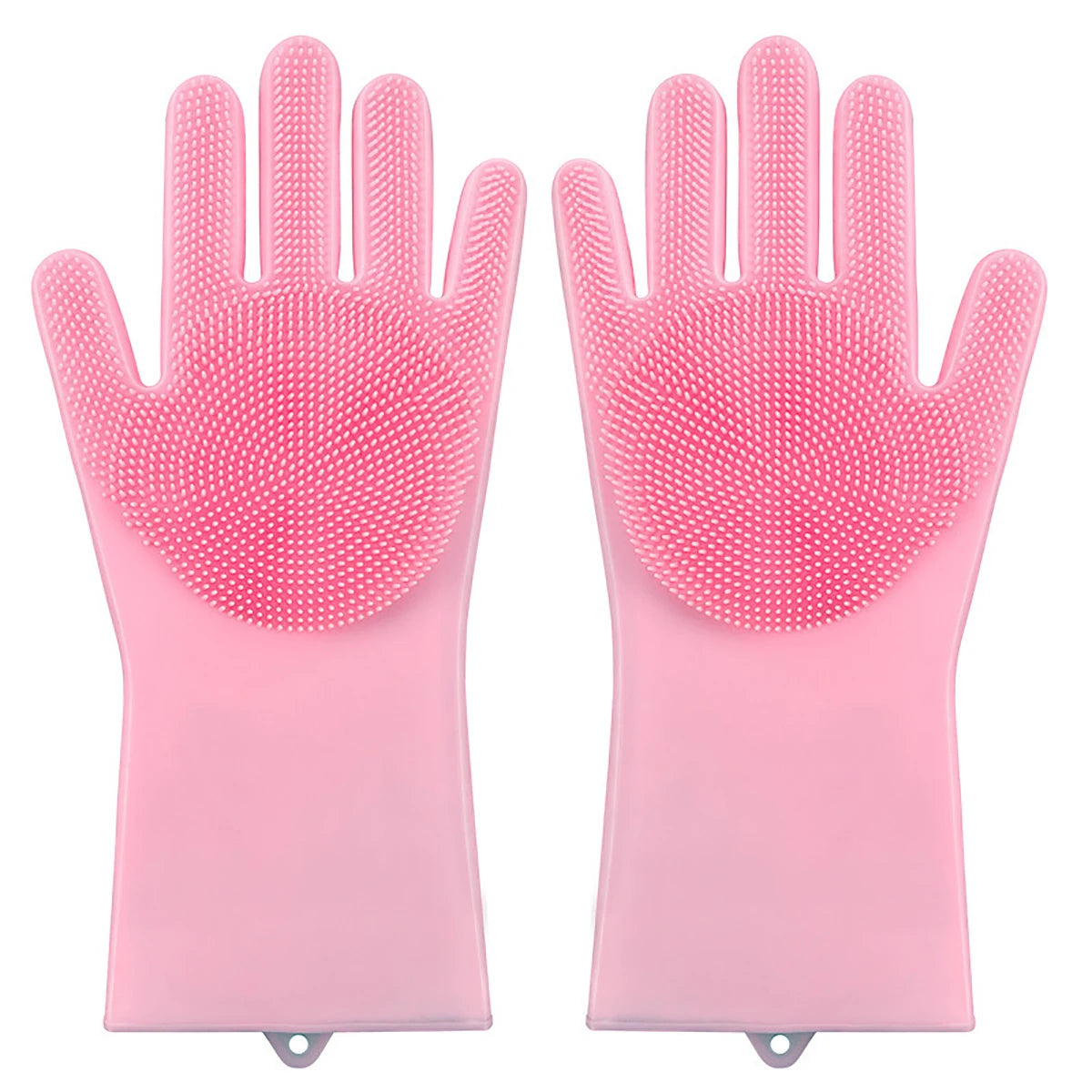 Silicone Pet Grooming Gloves – Bathing, Scrubbing & Hair Removal for Dogs & Cats