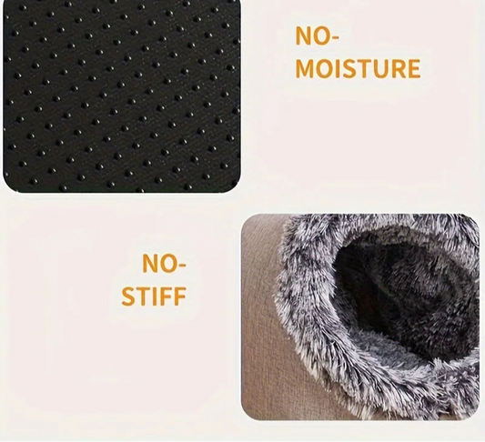 Cozy Cat Bed Tunnel – Warm Sleeping Nest