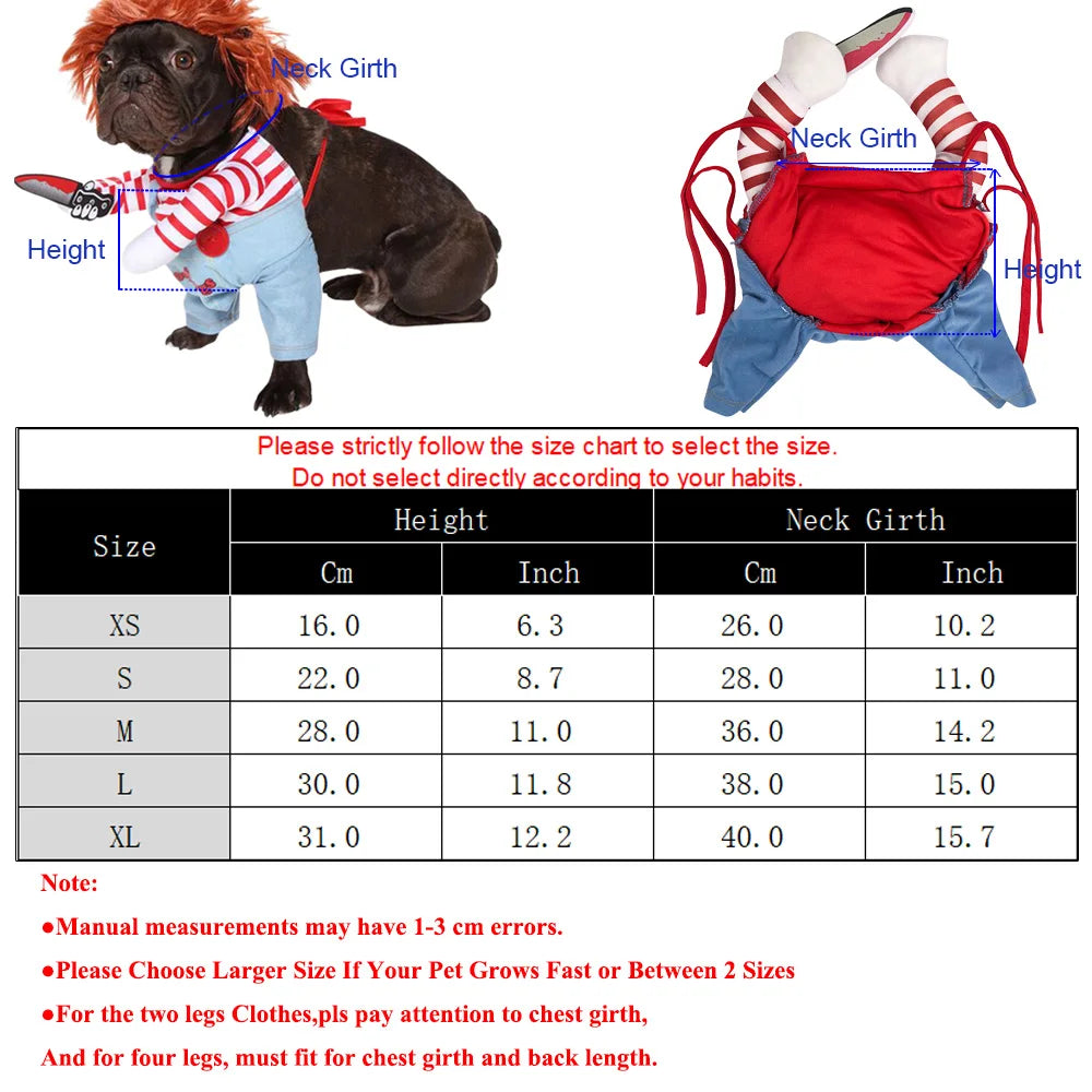 Halloween Dog Costume – Funny Cosplay Outfit for Pets
