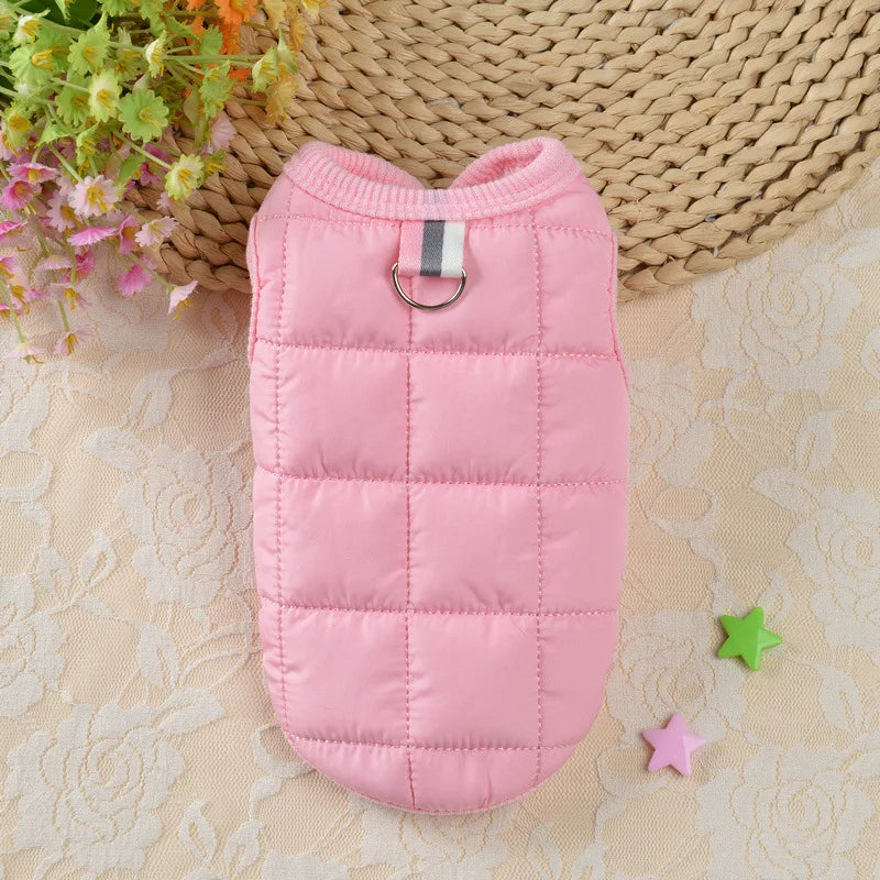 Cute dog winter coat in multiple colors