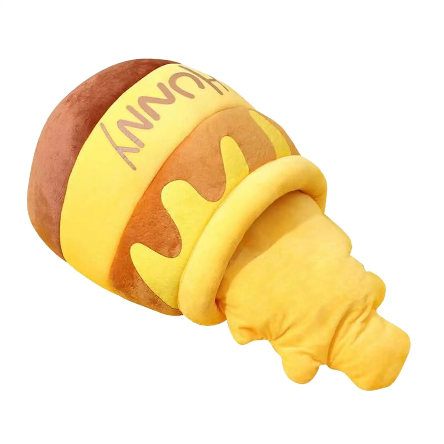 Honey Jar Cat & Dog Bed – Cozy Cartoon Pet Cave with Cushion