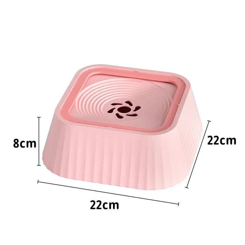 Anti-Spill Pet Water Bowl – Filtered Floating Design for Dogs & Cats