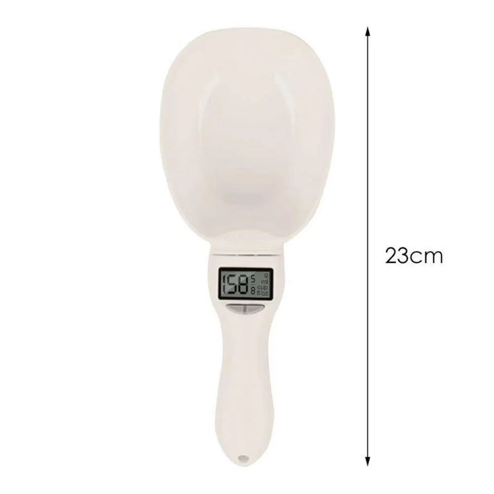 Pet Food Measuring Spoon – LCD Digital Scale for Dogs & Cats