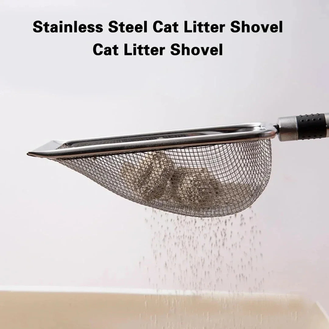 Stainless Steel Cat Litter Scoop – Durable & Easy Clean
