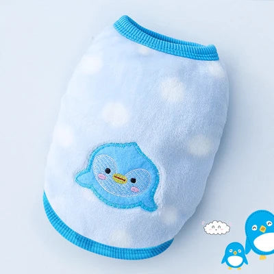 Cute Winter Dog Clothes – Warm Vest for Small Dogs & Cats