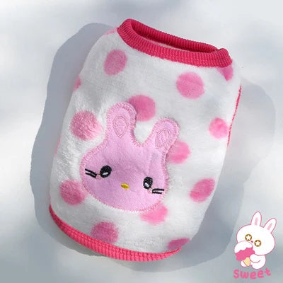 Cute Winter Dog Clothes – Warm Vest for Small Dogs & Cats