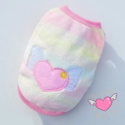 Cute Winter Dog Clothes – Warm Vest for Small Dogs & Cats