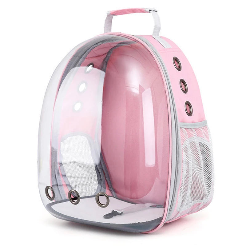 Pet Carrier Backpack – Transparent Space Capsule for Cats & Dogs