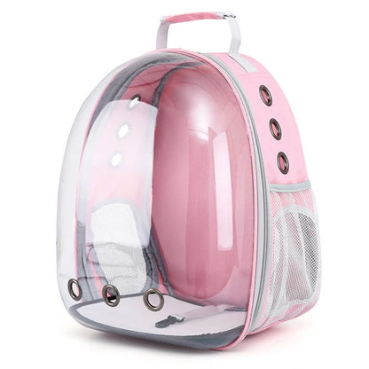 Pet Carrier Backpack – Transparent Space Capsule for Cats & Dogs