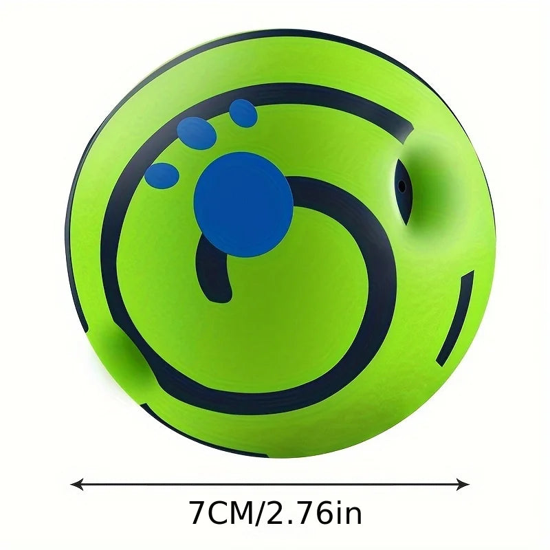 Durable interactive dog ball – chewing and chasing play toy