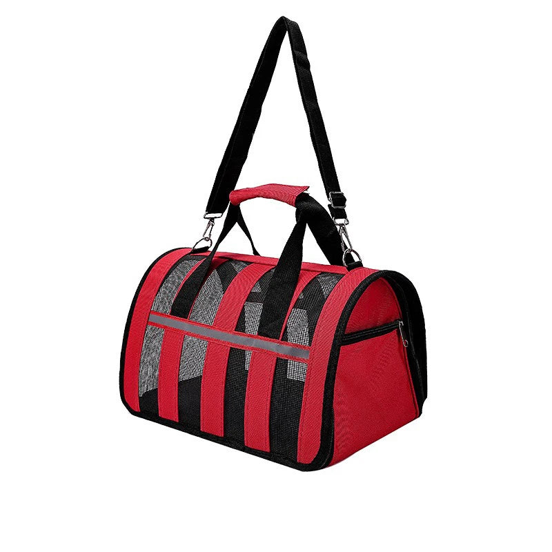 Breathable Pet Travel Bag – Portable Carrier for Dogs & Cats