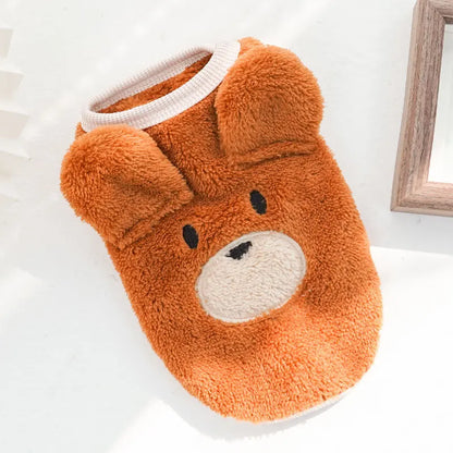 Cute Winter Dog Clothes – Warm Vest for Small Dogs & Cats