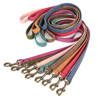 Dog harness and leash set – personalized engraved buckle