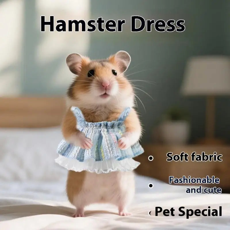 cute hamster dress outfit clothes for small pets