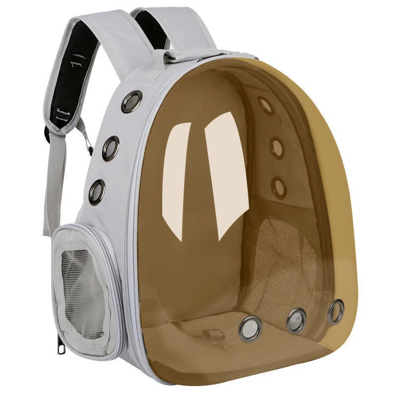 Pet Carrier Backpack – Transparent Space Capsule for Cats & Dogs