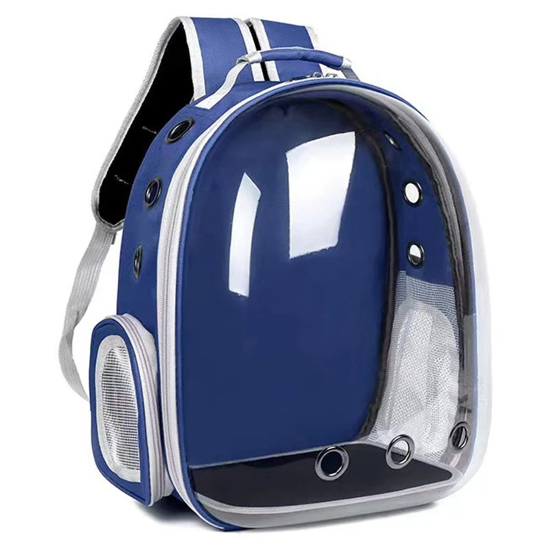Pet Carrier Backpack – Transparent Space Capsule for Cats & Dogs