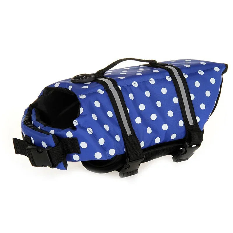 Dog Life Jacket with Reflective Strips – Adjustable Waterproof Pet Swim Vest for Small to Large Dogs