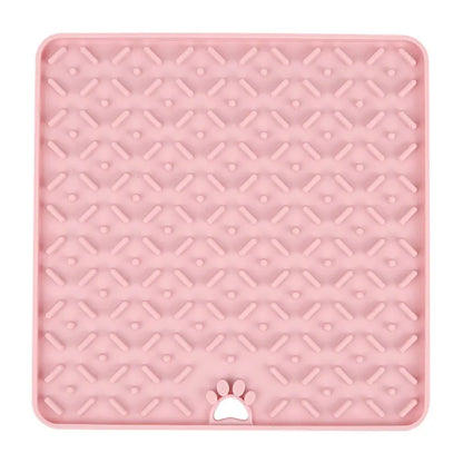 Pet Lick Mat Silicone – Slow Feeder Pad for Dogs & Cats