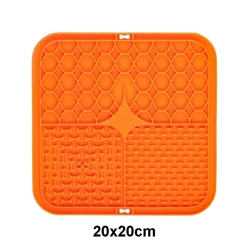 Pet Lick Silicone Mat – Slow Feeder for Dogs