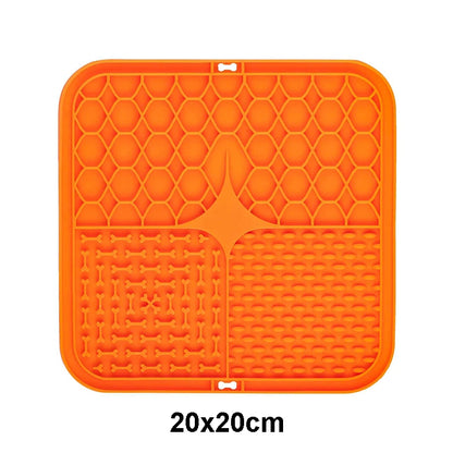 Pet Lick Silicone Mat – Slow Feeder for Dogs