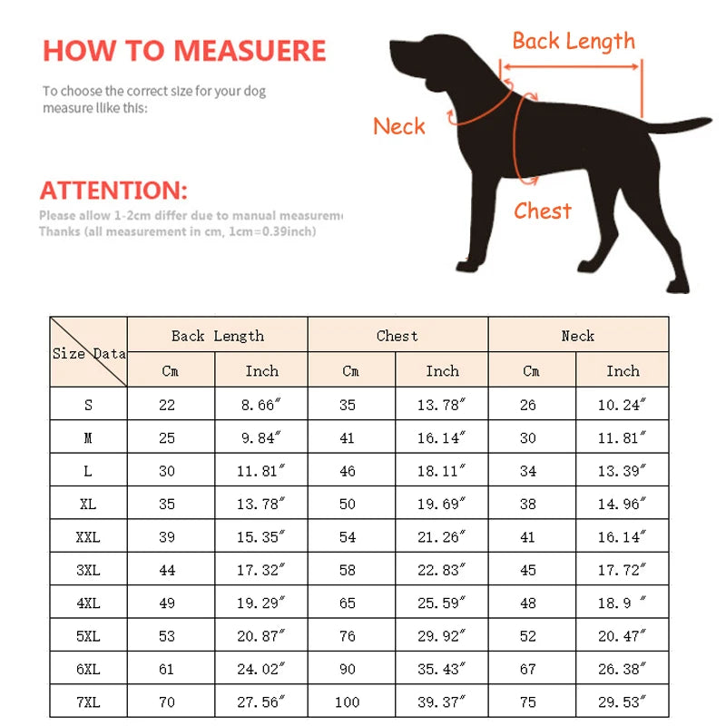 Waterproof Dog Jacket – Fashion Coat for Large Dogs