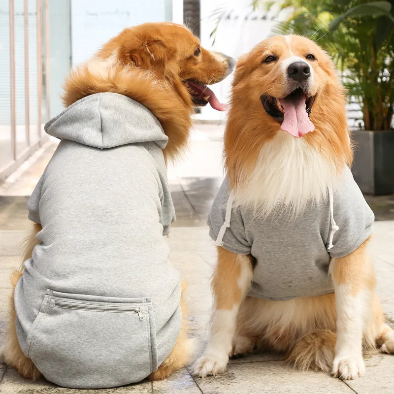 Large Dog Hoodie – Fleece Pet Sweater
