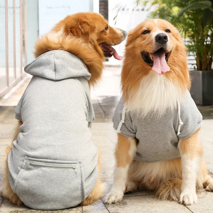 Large Dog Hoodie – Fleece Pet Sweater
