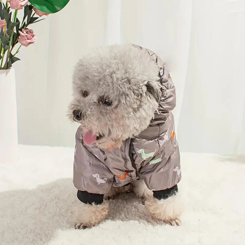 Multiple color winter jackets for dogs and cats