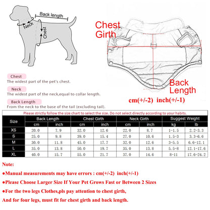 Waterproof Dog Jacket with D-Ring