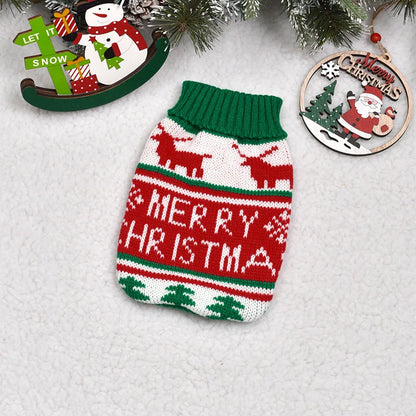 Christmas Dog Sweater – Winter Knitwear