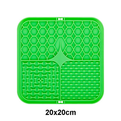 Pet Lick Silicone Mat – Slow Feeder for Dogs