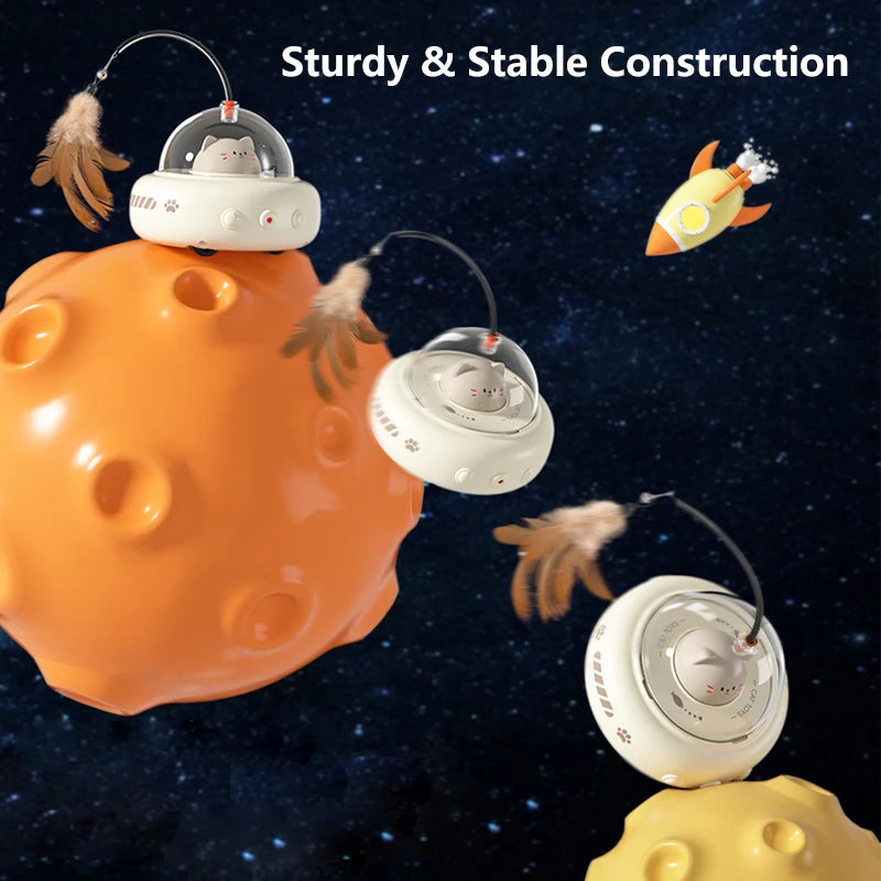 "Pet training and play toy for active and healthy cats"