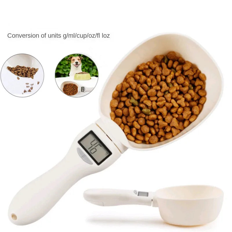 LCD digital pet food measuring spoon for dogs and cats