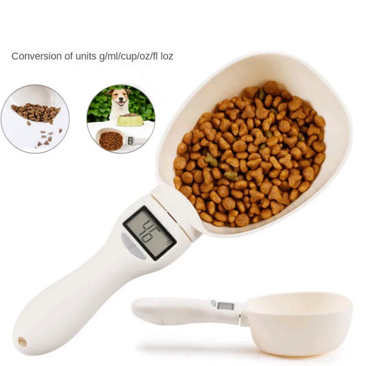 LCD digital pet food measuring spoon for dogs and cats