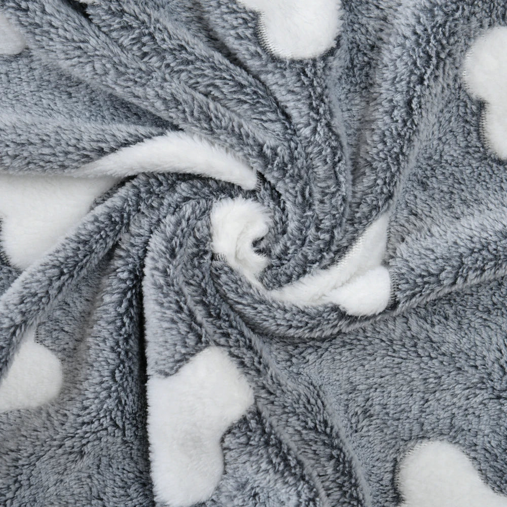 Soft Cozy Pet Blanket – Fleece Dog & Cat Bed Mat, Washable