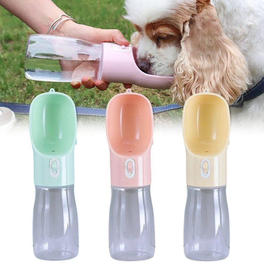 portable dog water bottle leakproof travel