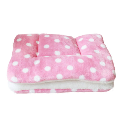 Soft Fleece Dog & Cat Bed Mat – Thickened Warm Pet Blanket