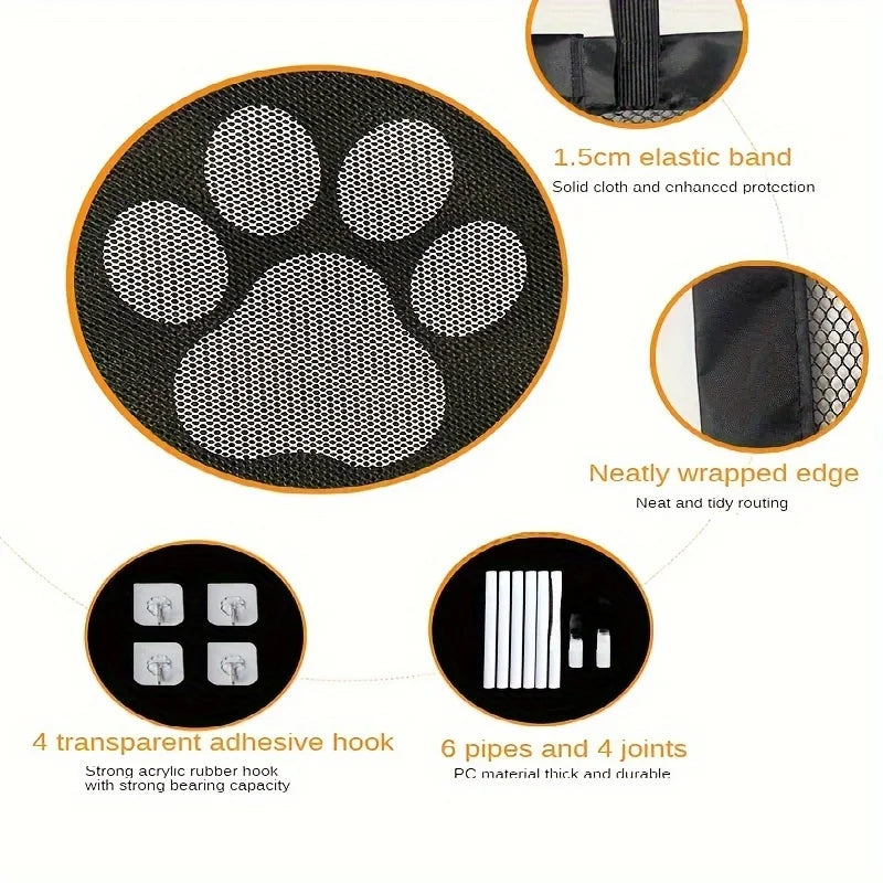 Portable Dog Safety Net – Pet Isolation Gate