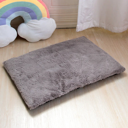 Cozy Faux Fur Dog Bed Mat – Warm, Washable Pet Sleeping Blanket for Dogs & Cats (S–XL)