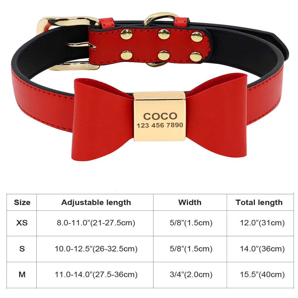 Personalized Cat & Dog Collar with Crystal Rhinestones – Adjustable Collar with Custom Engraved Anti-Lost ID Tag