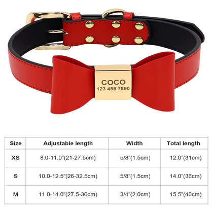 Personalized Cat & Dog Collar with Crystal Rhinestones – Adjustable Collar with Custom Engraved Anti-Lost ID Tag