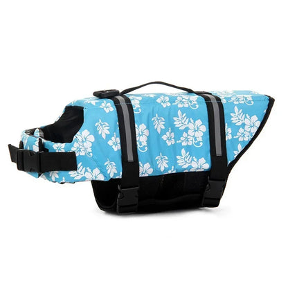 Dog Life Jacket with Reflective Strips – Adjustable Waterproof Pet Swim Vest for Small to Large Dogs