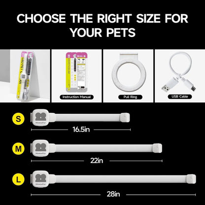 Rechargeable LED Dog Collar - Waterproof Light-Up Safety Necklace for Night Walks, 6 Flashing Modes, USB Glow Pet Collar