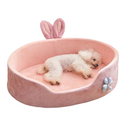 Soft Washable Pet Bed – Cozy Dog & Cat Nest