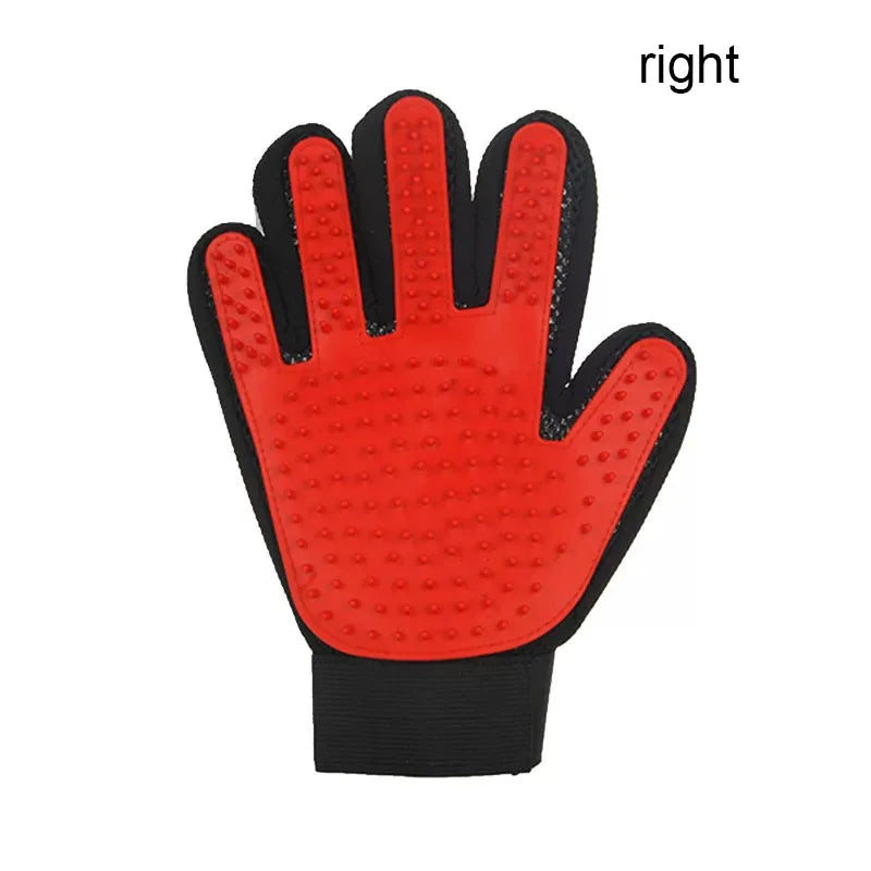 Pet Grooming Glove – Deshedding & Massage Glove for Cats & Dogs – Left or Right Hand