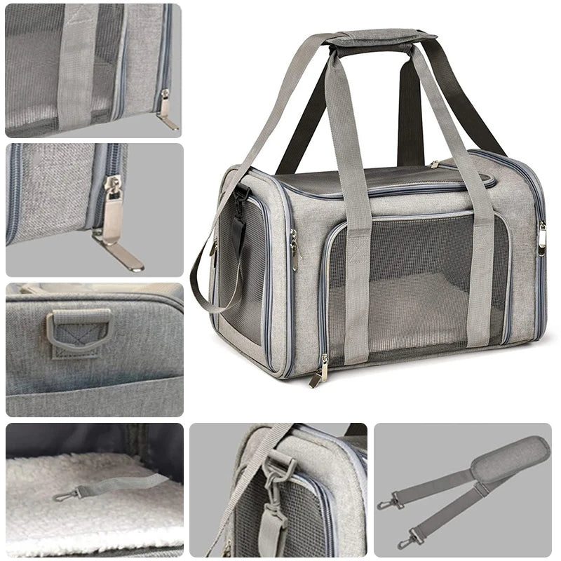 small pet carrier with shoulder strap
