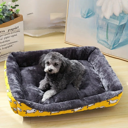 Luxury Soft Pet Bed for Dogs & Cats – Cozy Washable Sofa Basket for Small, Medium, and Large Pets