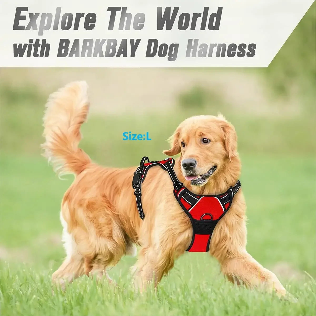 training harness for dogs anti pull reflective